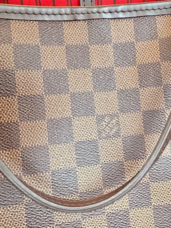 Louis Vuitton Brown Checkered Canvas Tote - Picture 16 of 16